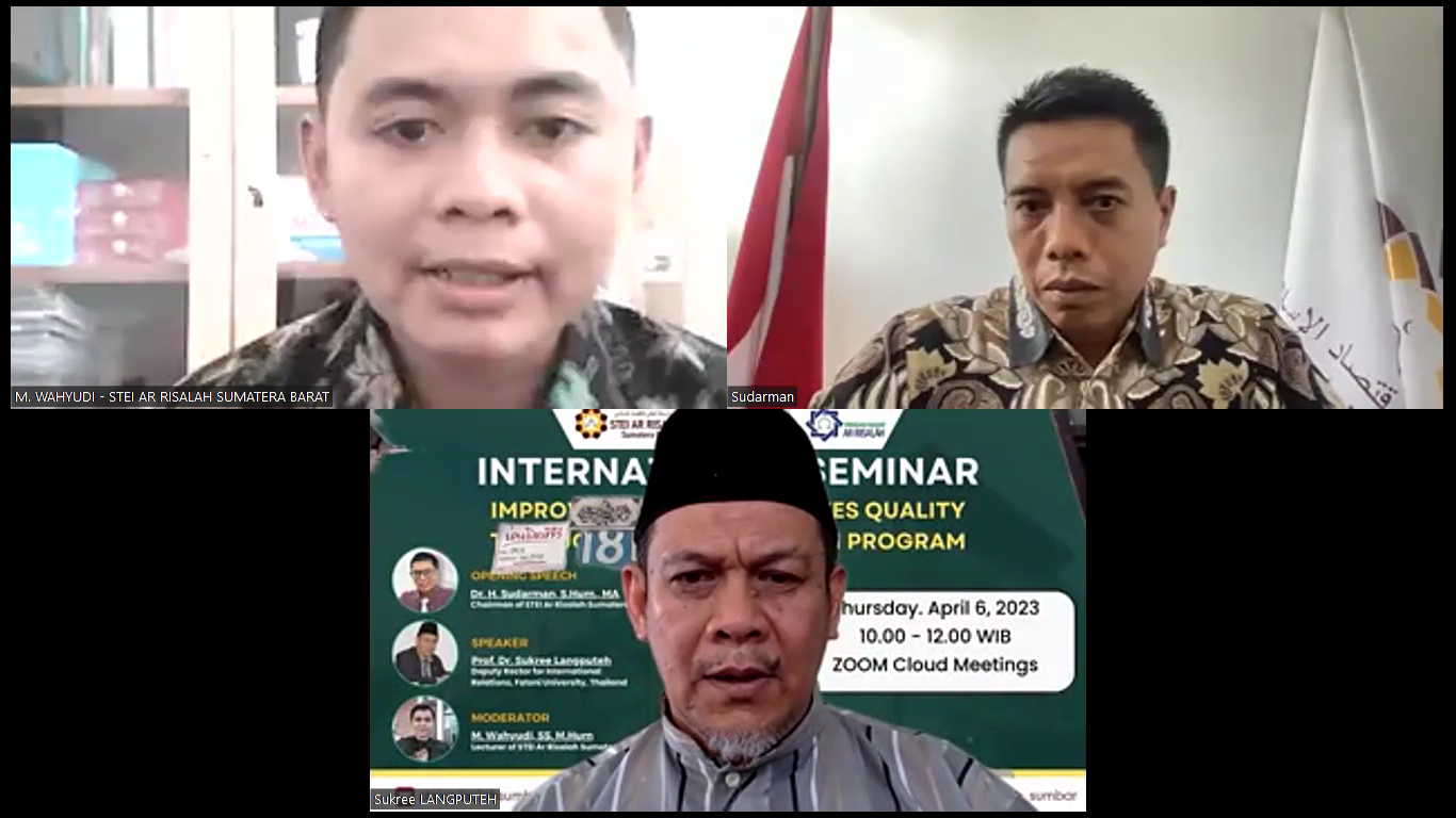 STEI Ar Risalah Sumatera Barat Gelar Seminar Internasional
