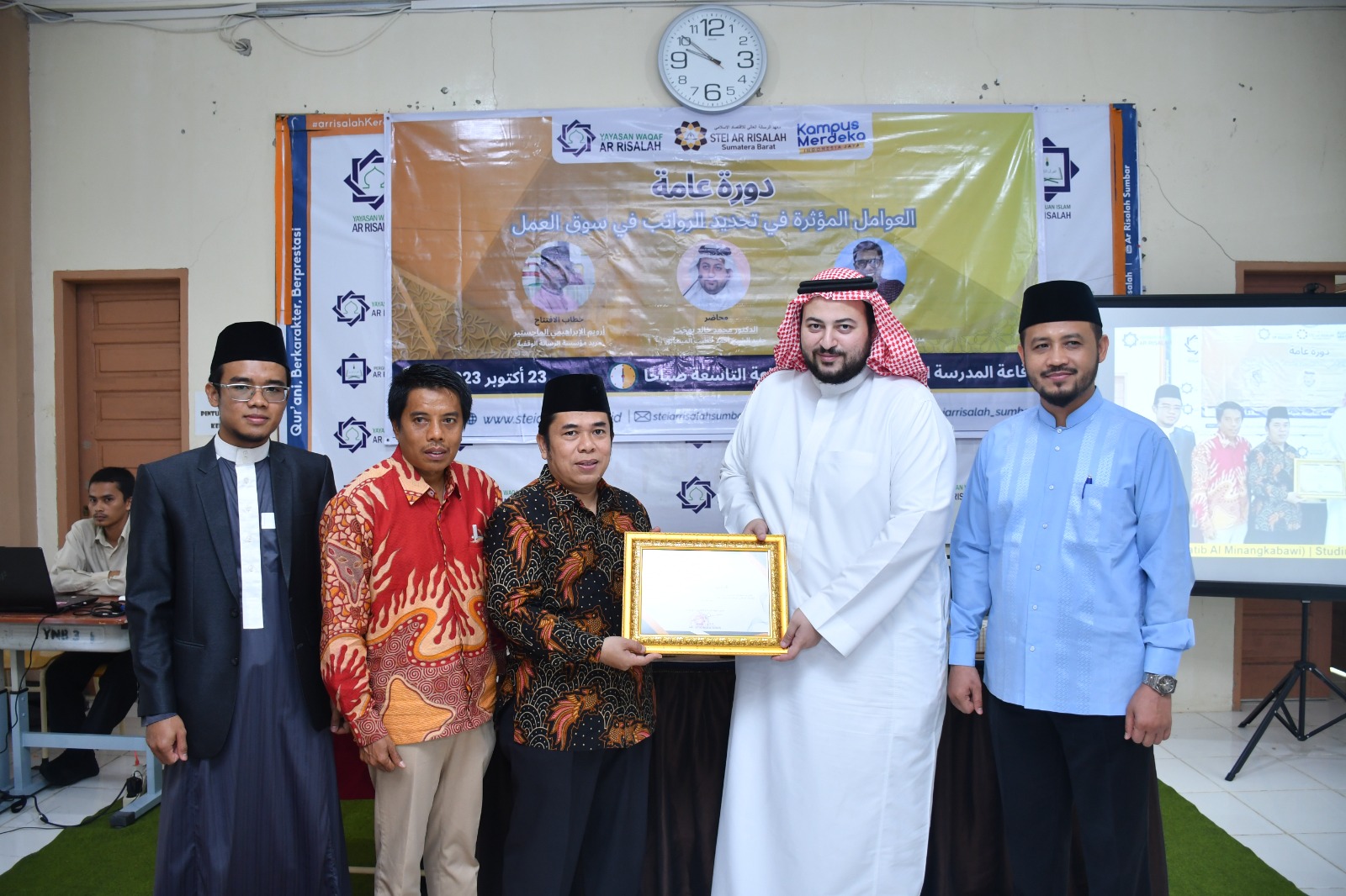 STEI Ar Risalah Sumbar Gelar Kuliah Umum Bersama Dr Khalid Bahjat, Cucu Syekh Ahmad Khatib Al Minangkabawi