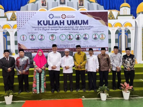 STAI Ar Risalah Sumatera Barat Gelar Kuliah Umum: Bangun Ekonomi Berkeadilan di Era Digital