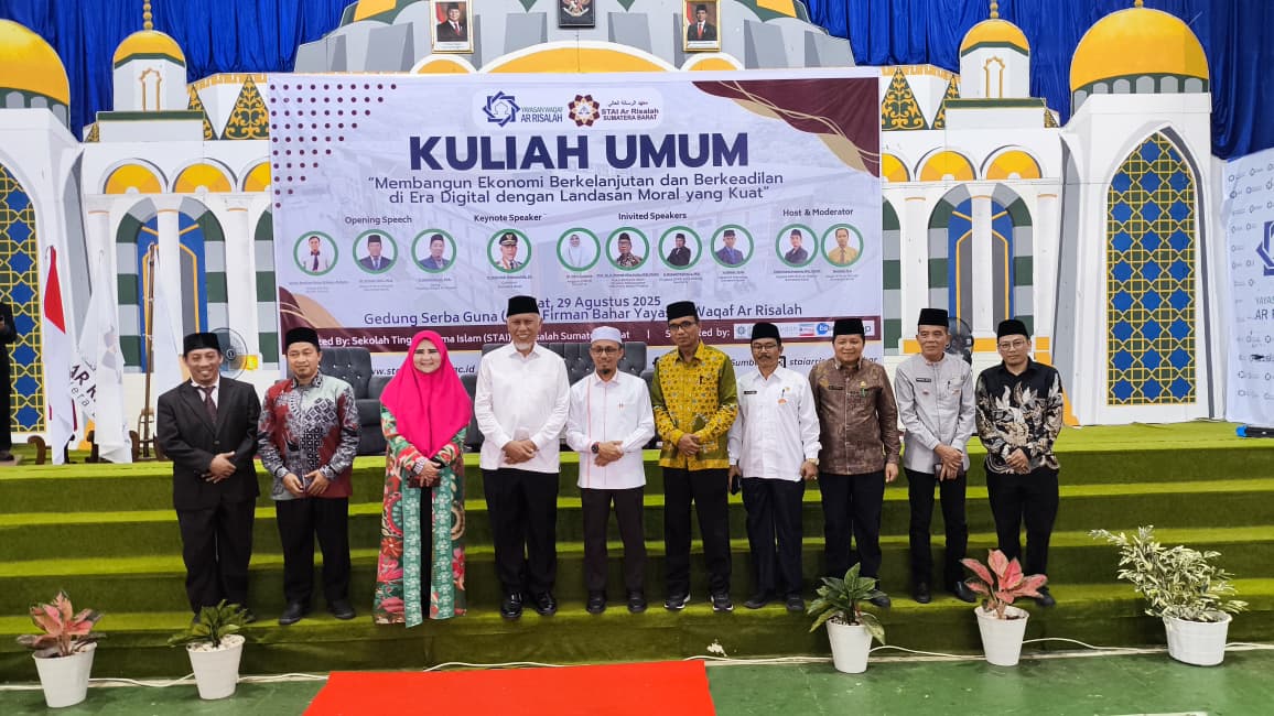 STAI Ar Risalah Sumatera Barat Gelar Kuliah Umum: Bangun Ekonomi Berkeadilan di Era Digital